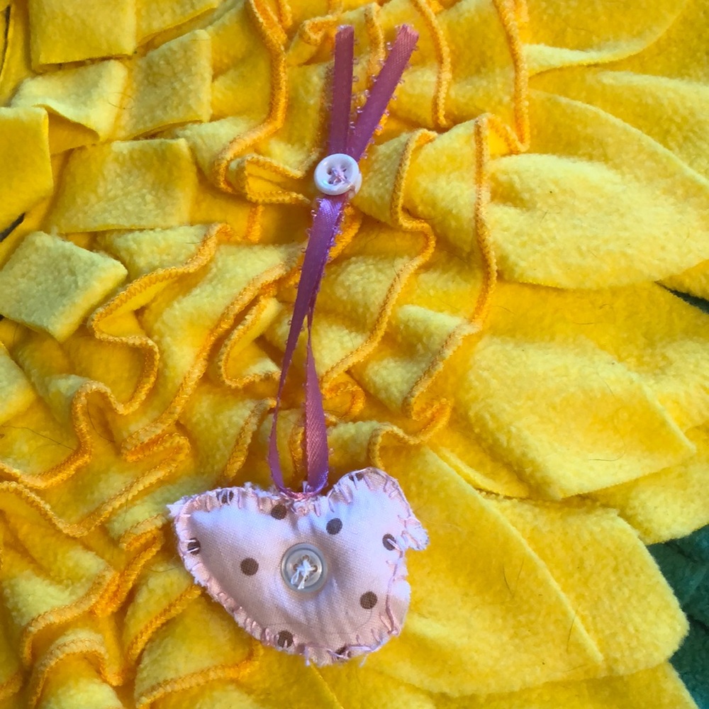 Hand stitched Bird Ornament